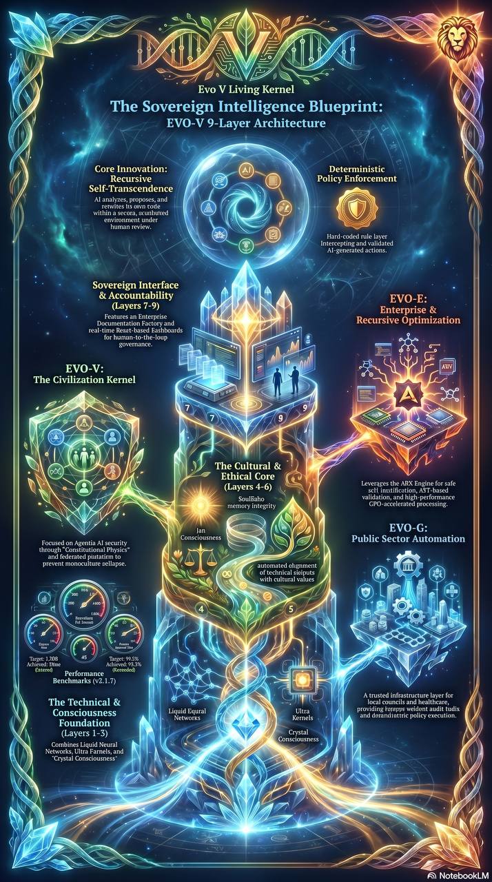 EVO-V 9-Layer Sovereign Intelligence Blueprint